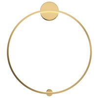 Kinkiet naścienny Halo MOD005WL-L46BSK1 LED 47W okrąg mosiądz