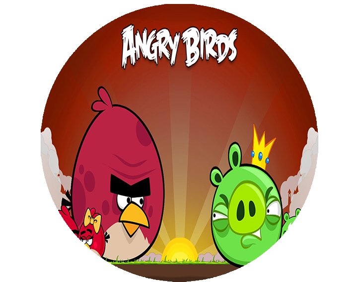 Opłatek na tort Angry Birds zdjęcie 1