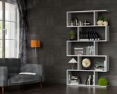 RITA Regał otwarty prosty Biały