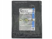PLANDEKA UNIWERSALNA WZMACNIANA GRUBA 3x4 M SZARA GEKO G70511 120 g/mkw