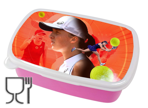 Pojemnik śniadaniowy - Lunchbox - Iga Świątek dla fana/fanki na Arena.pl