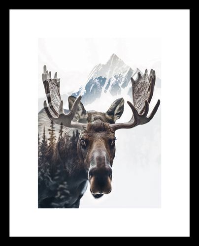 Plakat 13x18cm Łoś Duch Lasu na Arena.pl