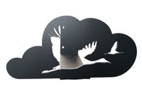 Uchwyt na wąż ogrodowy Ptak czarny