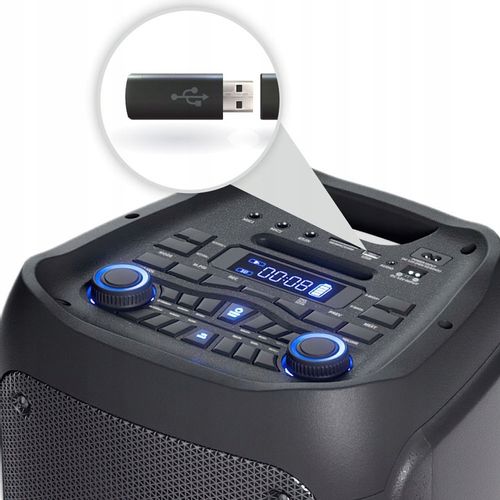 GŁOŚNIK BLUETOOTH KARAOKE MANTA PHANTOM 300W TWS na Arena.pl