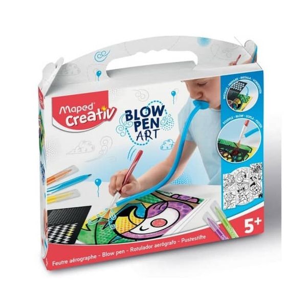 FLAMASTER AEROGRAF  BLOW PEN ART POP MAPED CREATIVE zdjęcie 1