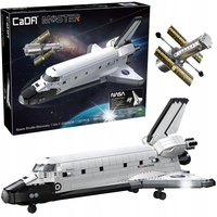 CADA KLOCKI NASA MODEL PROM KOSMICZNY DISCOVERY SPACE SHUTTLE 1827 ELEM.