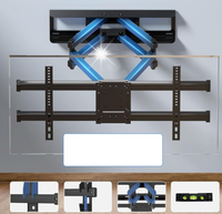 Suptek Uchwyt Ścienny do TV 32-82" VESA 600x400, Regulowany 60 kg MA01A