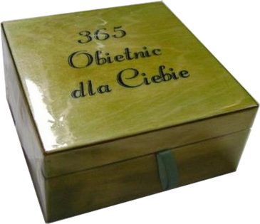 365 Obietnic dla Ciebie - Pudełko z wersetami - zielone
