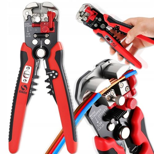 ŚCIĄGACZ IZOLACJI SZCZYPCE ZACISKARKA KABLI PRZEWODÓW AUTOMAT 0,2 - na Arena.pl