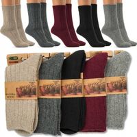 5x Skarpetki damskie WEŁNIANE CIEPŁE SKARPETY grube NATURALNE JAKOŚĆ
