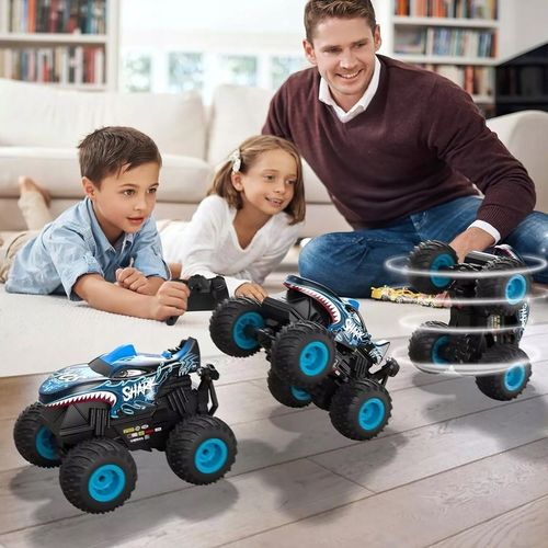 ZDALNIE STEROWANE AUTO REKIN MONSTER TRUCK RC Z MUZYKĄ LED 2.4GHZ OBRÓT 360 na Arena.pl