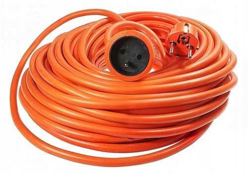 PRZEDŁUŻACZ BUDOWLANY OGRODOWY GRUBY 3 x 2,5mm 50m na Arena.pl