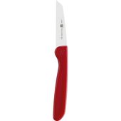 Nóż do obierania warzyw 7cm czerwony Zwilling Twin Grip
