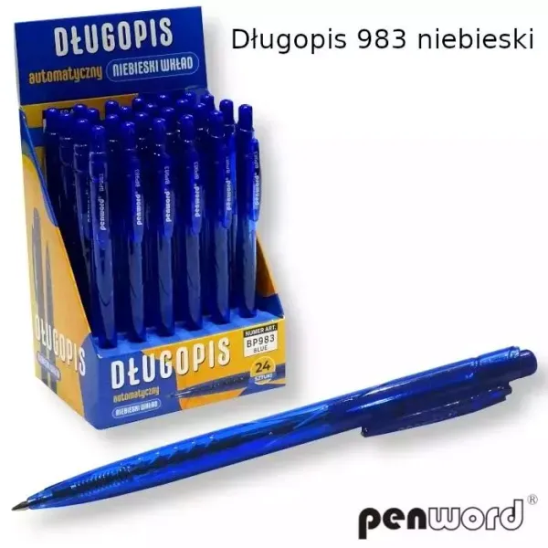 Długopis niebieski (24szt) zdjęcie 1