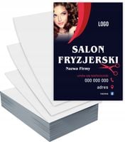 Ulotki A6 1000 szt firmowe reklamowe SALON FRYZJERSKI + PROJEKT GRATIS