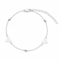 Bransoletka damska YES Srebro Serce z cyrkoniami