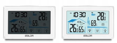 BEZPRZEWODOWA STACJA POGODOWA POGODY HIGROMETR + CZUJNIK na Arena.pl