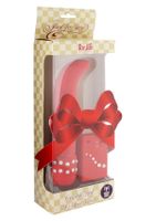 CRYSTAL G-SPOT Wibrator z cyrkoniami czerwony