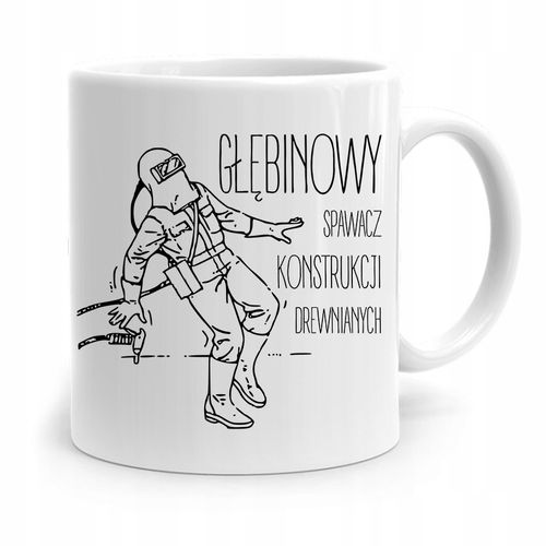 Kubek Prezent Dla Spawacza Głębinowy Spawacz Z Nadrukiem Ze Zdjęciem na Arena.pl