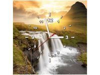 40X40CM ZEGAR ISLANDZKI KRAJOBRAZ OBRAZ