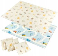 Mata Piankowa Sesttino Składana Edukacyjna Dla Dziecka Dwustronna XXL