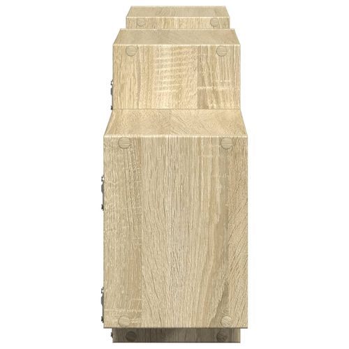 Półka ścienna, dąb sonoma, 129x18x42 cm na Arena.pl