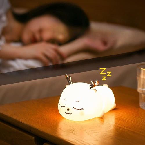 CocoSugar Lampka Nocna LED USB w Kształcie Jelenia 7 Trybów Kolorów na Arena.pl