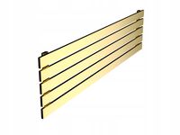 Grzejnik pokojowy poziomy BELLOSLIM 38x140 złoty