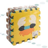DLA DZIEIC KOLOROWA MATA EDUKACYJNA Z PUZZLAMI