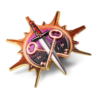 Rogue Class Badge | 10 cm | Metal | Przypinka | Baldur’s Gate 3