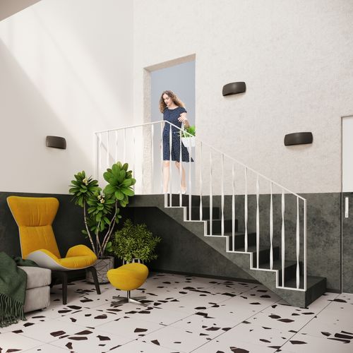 Kinkiet ceramiczny PONTIUS czarny na Arena.pl