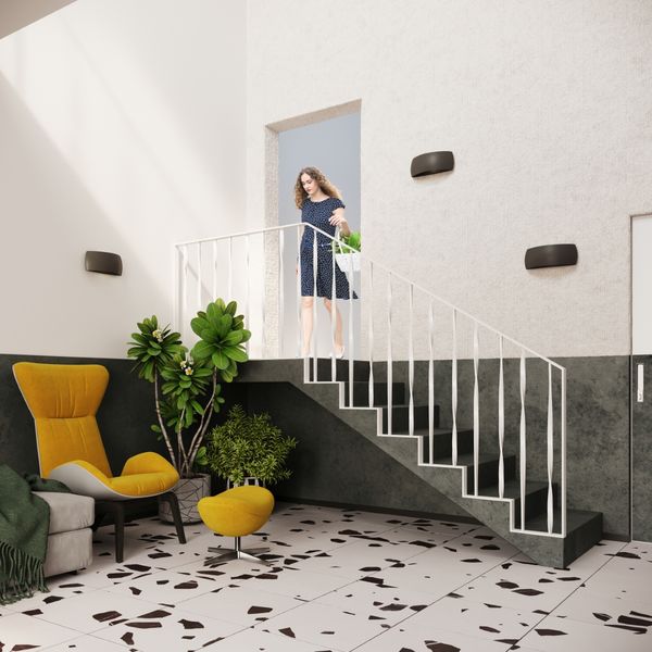 Kinkiet ceramiczny PONTIUS czarny zdjęcie 7