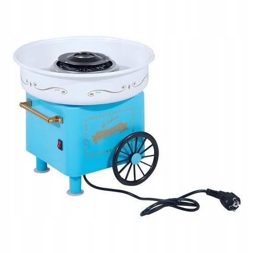 MASZYNA DO WATY CUKROWEJ DOMOWA WATA CUKROWA MASZYNKA WÓZEK + PATYCZKI na Arena.pl