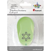 dziurkacz kreatywny 25 mm titanum - kwiat obrys - 2
