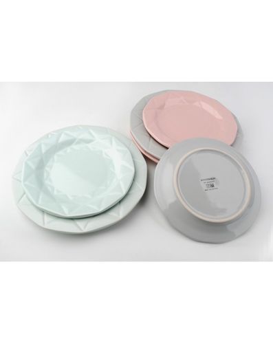 ADEL GREY - Talerz obiadowy 24 cm na Arena.pl