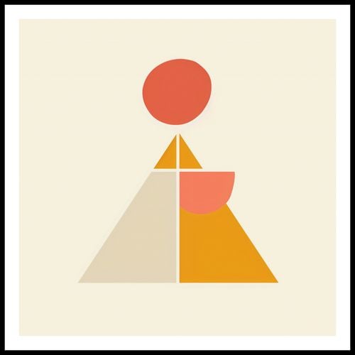 Plakat 100x100cm Piramida Równowagi na Arena.pl