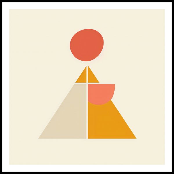 Plakat 100x100cm Piramida Równowagi zdjęcie 3