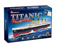 puzzle 3d statek titanic zestaw xl 113el 0110