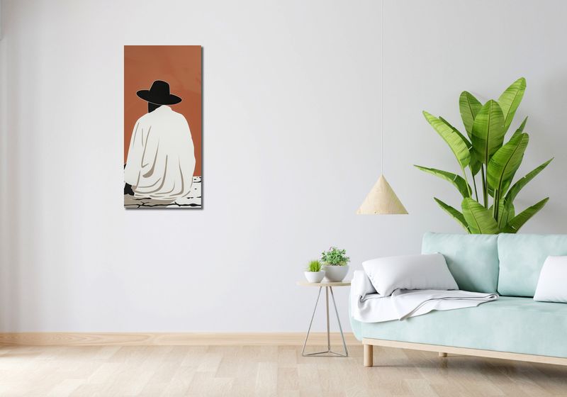 Obraz 40x90cm Rozmyślania w Oddali zdjęcie 2