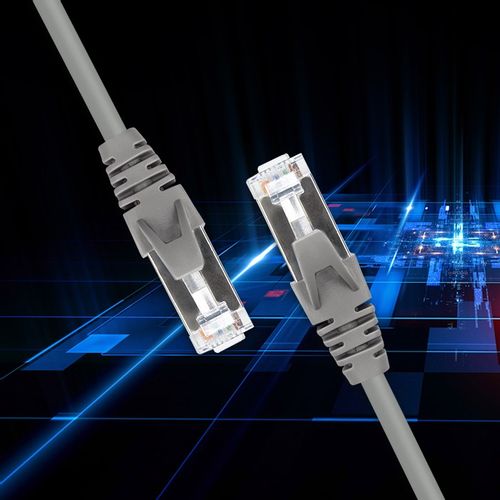 Qoltec Kabel Patchcord FTP CAT5e 2xRJ-45 1m High speed Gold Ekranowany na Arena.pl