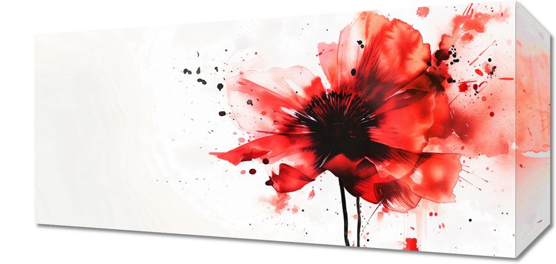 Obraz 40x20cm Płynna Akwarela zdjęcie 1