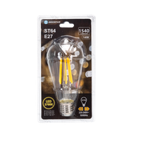 Żarówka LED filament ST64 E27 14W 2700K przezroczysta energooszczędna do salonu
