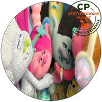 Opłatek na tort Trolls Trolle