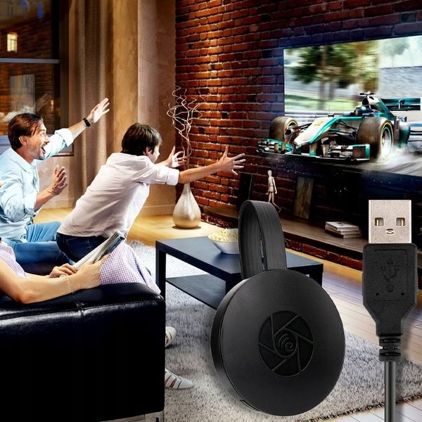 BEZPRZEWODOWY ADAPTER WIFI HDMI MIRRORSCREEN CHROMECAST 2W1 zdjęcie 2