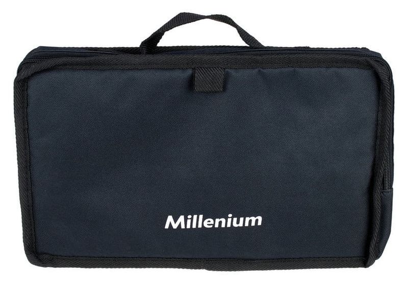 Torba etui case pokrowiec na 6 mikrofonów czarny Millenium 37x5x21 cm zdjęcie 2