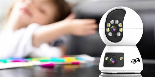 WĘWNĘTRZNA KAMERA WIFI OBROTOWA NIANIA SZEROKI KĄT 2 OBIEKTYWY 2Mpx TUYA na Arena.pl