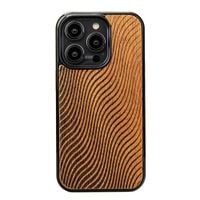 drewniane etui bewood na iphone 14 pro fale merbau