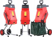 MOCNY RĘBAK ROZDRABNIACZ ELEKTRYCZNY DO GAŁĘZI TARCZOWY 2500W 45mm Z