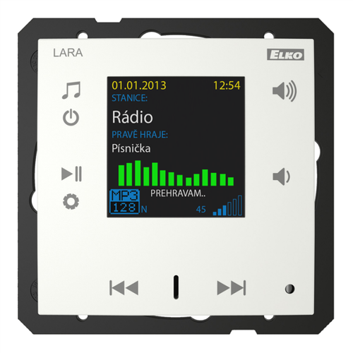 Radio internetowe LARA-R/GE lodowy, design LOGUS90, EFAPEL, ELKOEP, iNELS na Arena.pl