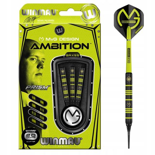 LOTKI RZUTKI DART WINMAU MVG AMBITION SOFT 20G na Arena.pl